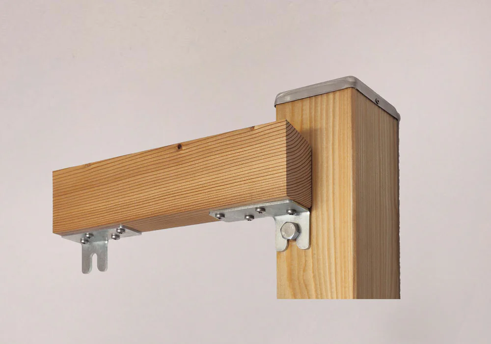 Wirtschaftliche Alternative zu Türen - Beschläge für Aushängeelement bei Querriegel-Paketen