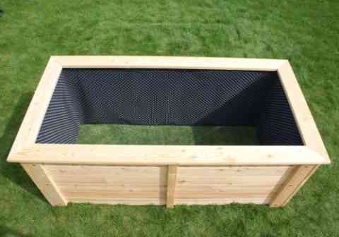 Hochbeet aus massivem Lärchenholz