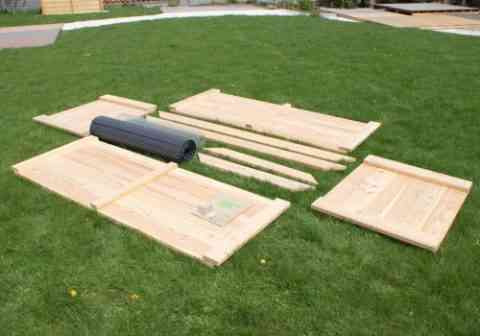 Hochbeet aus massivem Lärchenholz