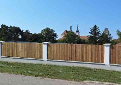 Sichtschutz senkrecht breitseitig - Salzimprägnierung