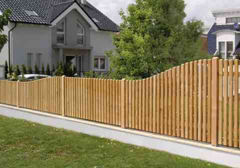 Sichtschutz Rhombus mit geschwungener Abstufung