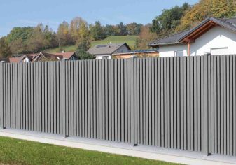 Sichtschutz Rhombus - Lamellen außen und innen