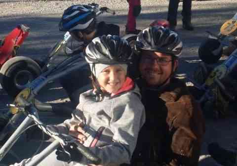 Wir hatten viel Spaß bei der Abfahrt!