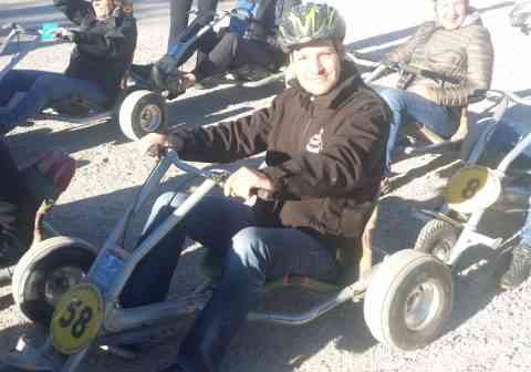 Wir hatten viel Spaß bei der Abfahrt!