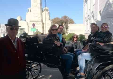 Kutschenfahrt am Wiener Zentralfriedhof
