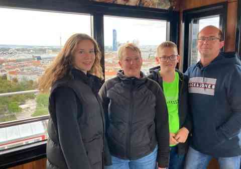 Fahrt mit dem Riesenrad