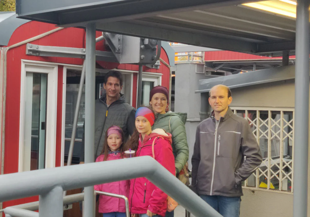 Fahrt mit dem Riesenrad