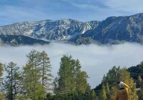Wanderung über dem Nebel...