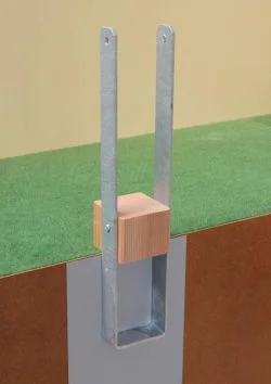 Steherverankerung für Schtschutz