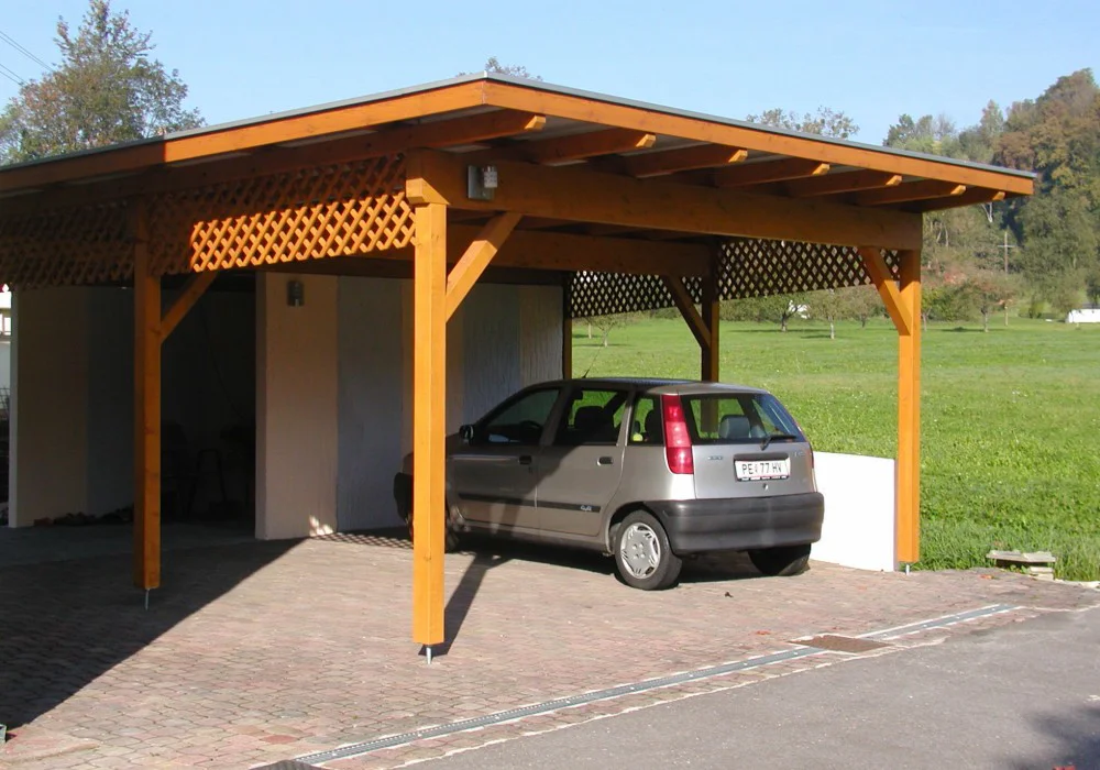 Carport als Anbau zu GeräteraumCarport als Anbau zu Geräteraum