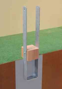 Steherverankerungen für Sichtschutz