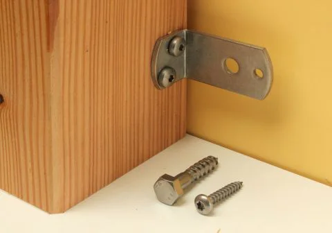 Montagewinkel Edelstahl groß