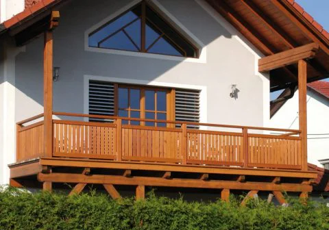 Sandwichgeländer für Balkon mit Handlauf