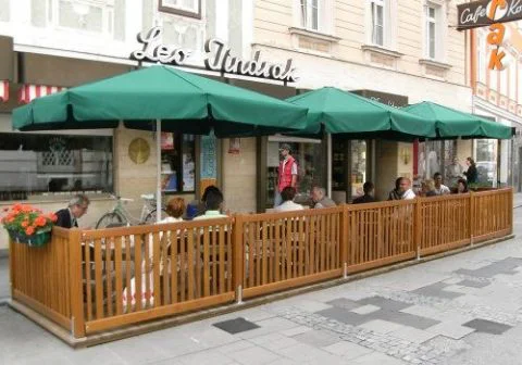 Senkrechtgeländer Lärche - Oberfläche Lasur