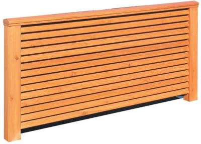 Holzgeländer - Lamellen schmalseitig montiert