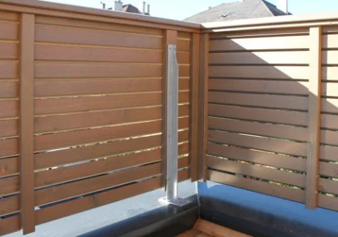 Innenansicht Balkongeländer waagrecht