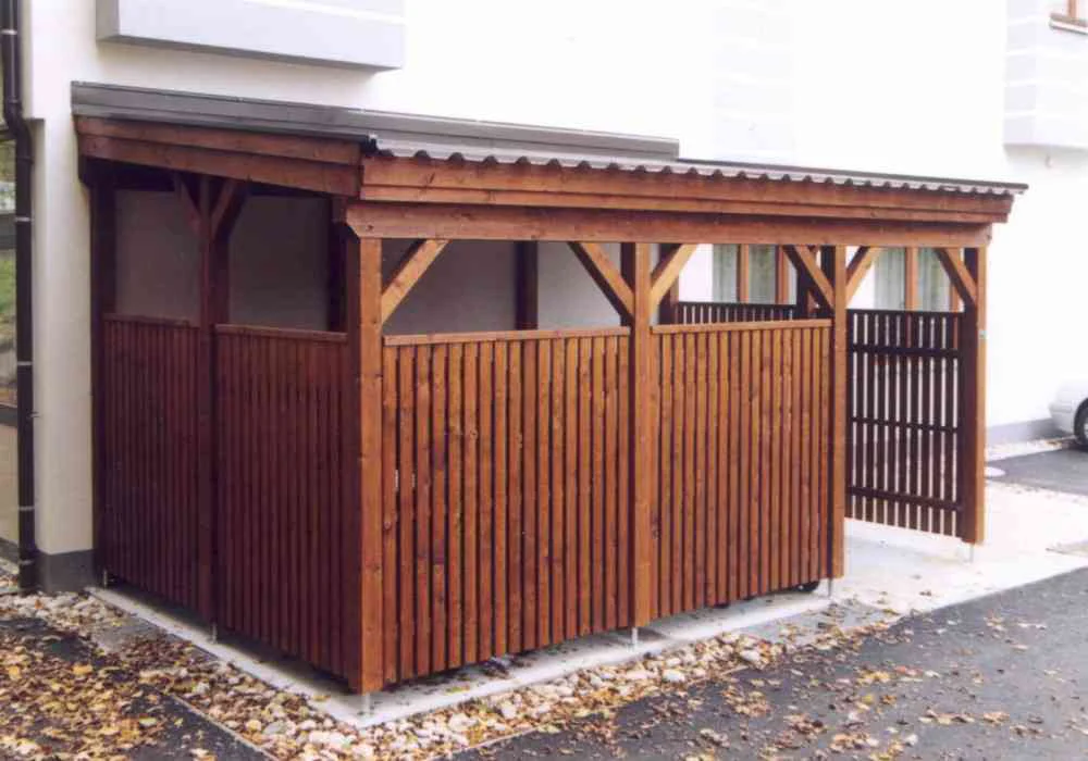 Überdachung mit Traßezblech