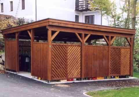 Sichtschutz mit abwechselnden Motiven