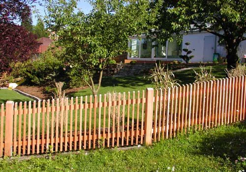 lärche-zaun Lattenzaun in Lärche natur