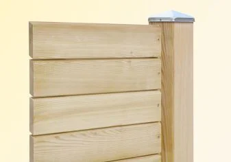 Sichtschutz aus Lamellen 95/19 mm