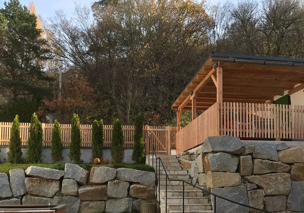 Lattenzaun - Lärche natur