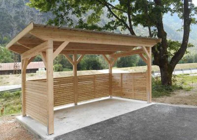 Unterstellplatz für Fahrräder