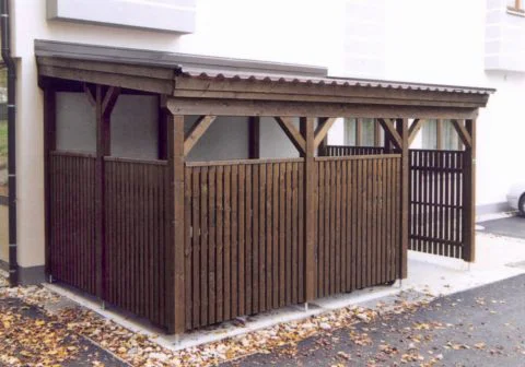 Sichtschutz in Oberfläche Lasur