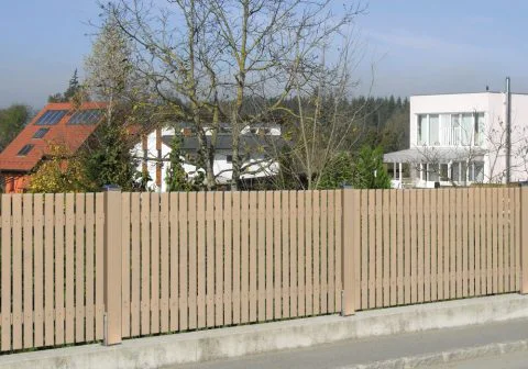 Sichtschutz mit Oberfläche Altgrau