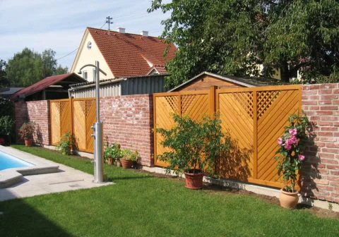 Pergola als Sichtschutz