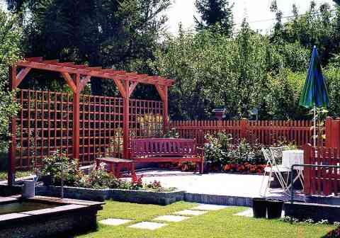 Pergola und Zaun – Aus einer Hand von Fröschl