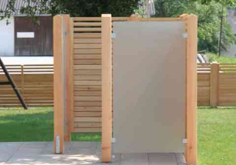 Sichtschutz als Duschabtrennung