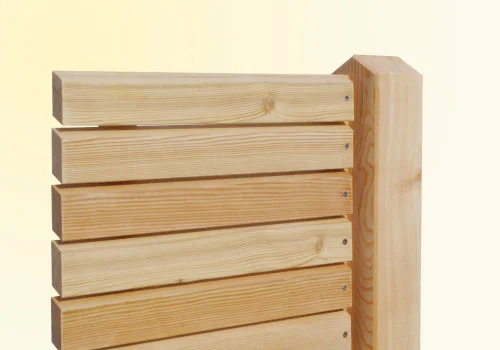 Beidseitig schönes Lärchenholz