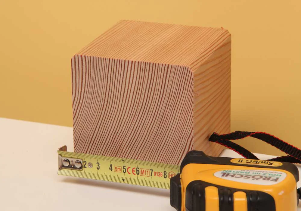 Langsam wachsendes Lärchenholz