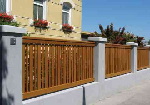 Sandwichzaun - Maßanfertigung - Lärche