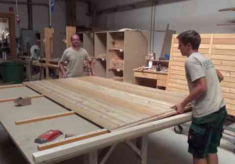 Sämtliche Sichtschutzfelder werden nach Maß gefertigt