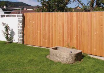 Sichtschutzwand Lärche natur