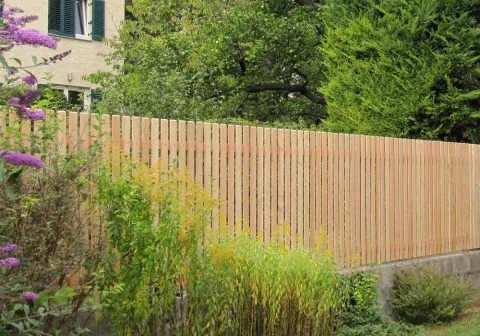 Bretterzaun als Sichtschutz
