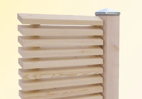 Sichtschutz waagrecht Jalousie - Detailansicht