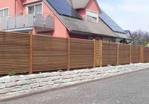 Sichtschutz Jalousie - Salzimprägnierung