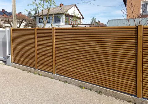 Sichtschutz Jalousie - Salzimprägnierung