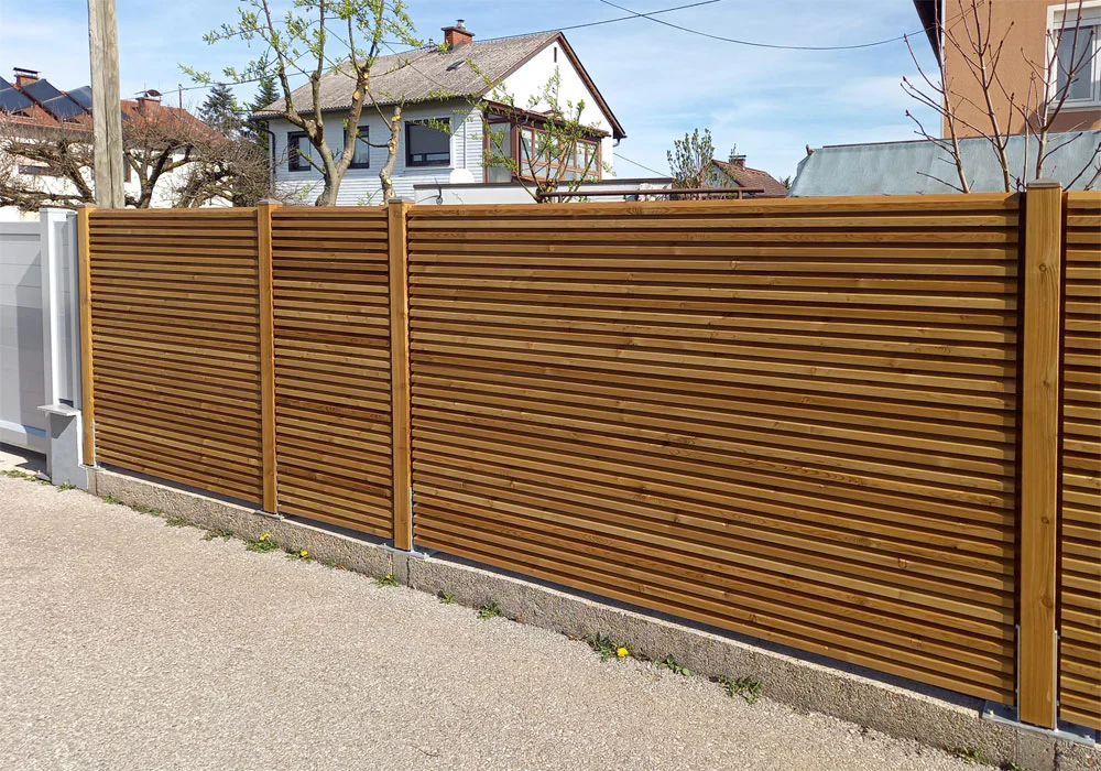 Sichtschutz Jalousie - Salzimprägnierung