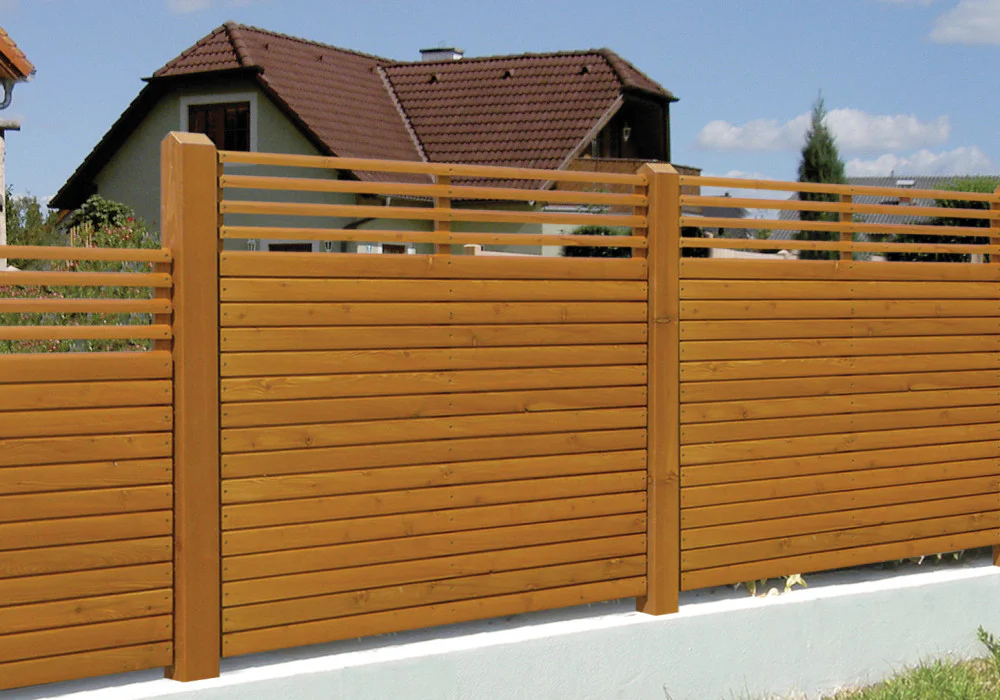 Waagrecht in verschiedenen Höhen