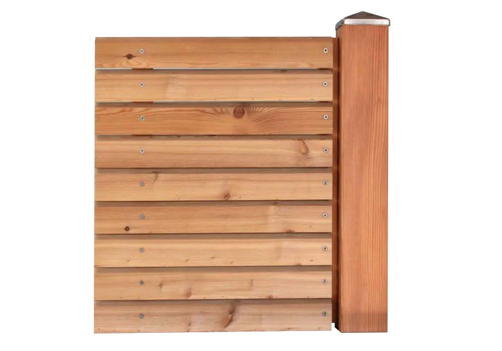 Detailansicht Sichtschutz waagrecht