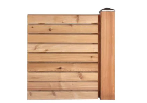 Detailansicht Sichtschutz waagrecht