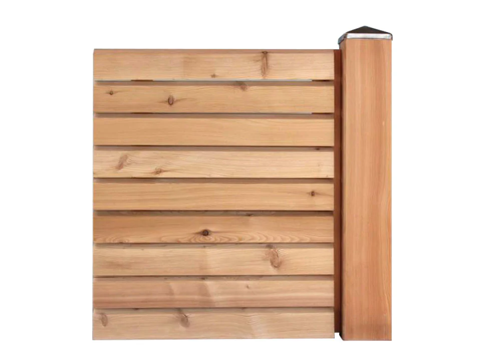 Detailansicht Sichtschutz waagrecht