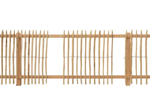 Staketenzaun Kastanie, Höhe 120 cm