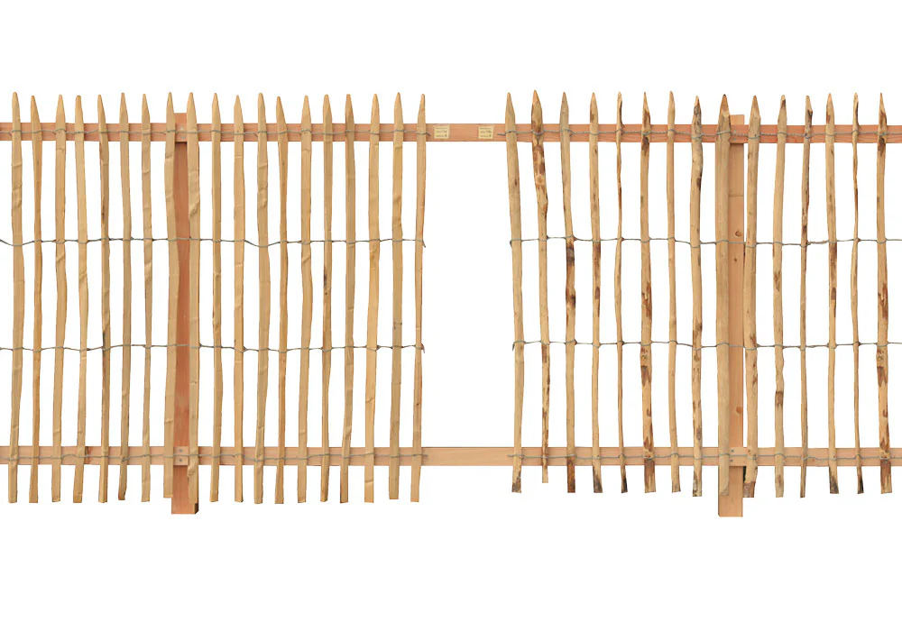 Staketenzaun Kastanie, Höhe 150 cm