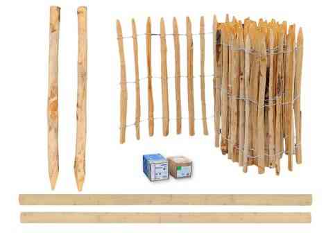 Eco-Ausführung mit Stehern zum Einschlagen - kürzere Lebensdauer wegen Erdkontakt