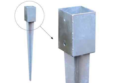 Einschlagbodenhülse - im Paket enthalten