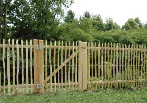 Tür passend zu Staketenzaun